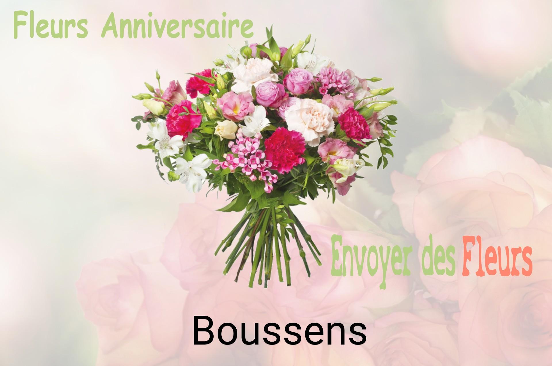 Bouquet de fleurs d’anniversaire livré à Boussens
