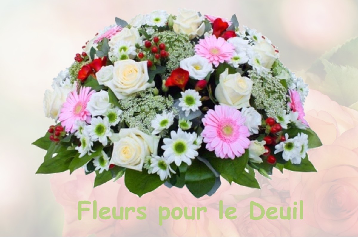 fleurs deuil BOUSSENS